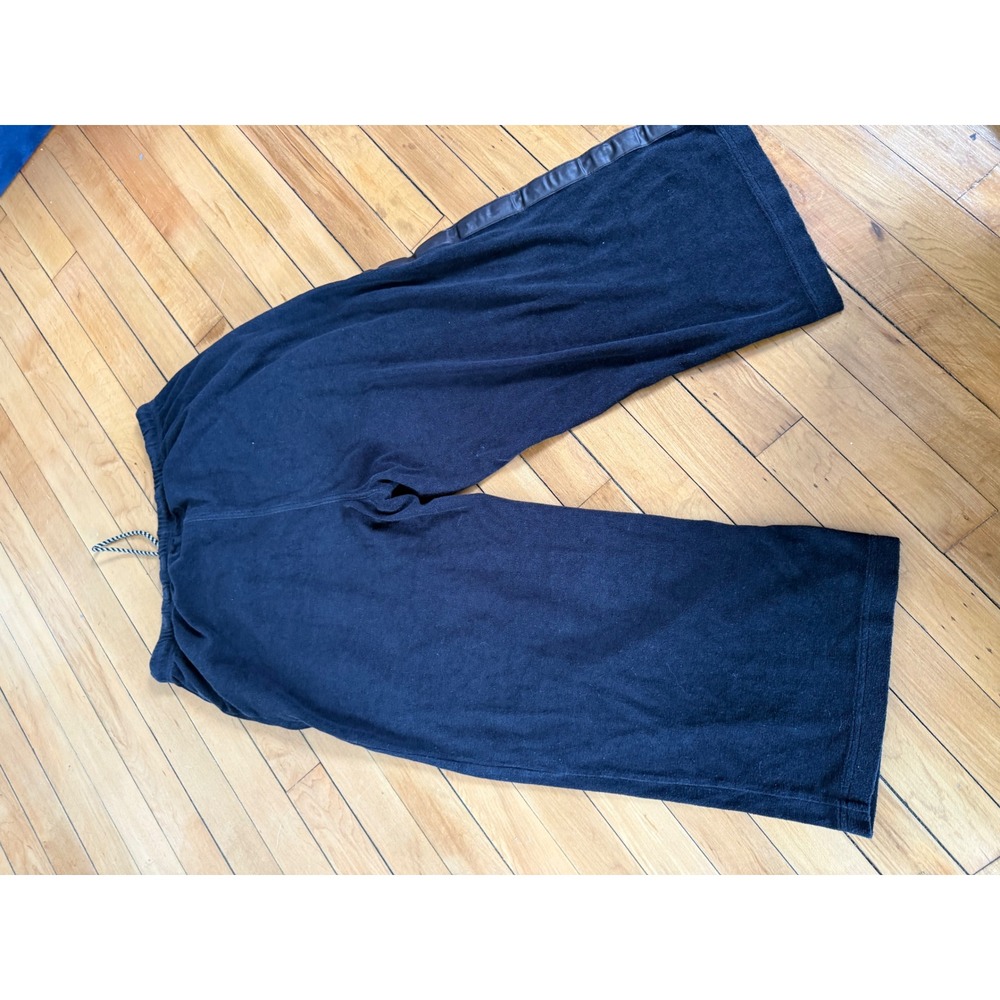 Jamie Sadock terry cloth pull-on golf capris black with stripe - Picture 8 of 8